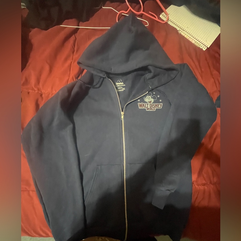 Disney Navy Hoodie with Vintage Mickey Graphic